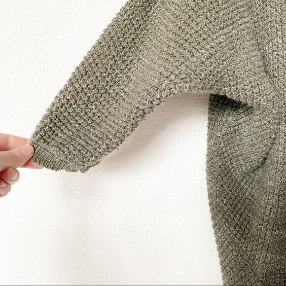 Universal Thread Green Open Front Knit Cardigan Size Small - Picture 5 of 9